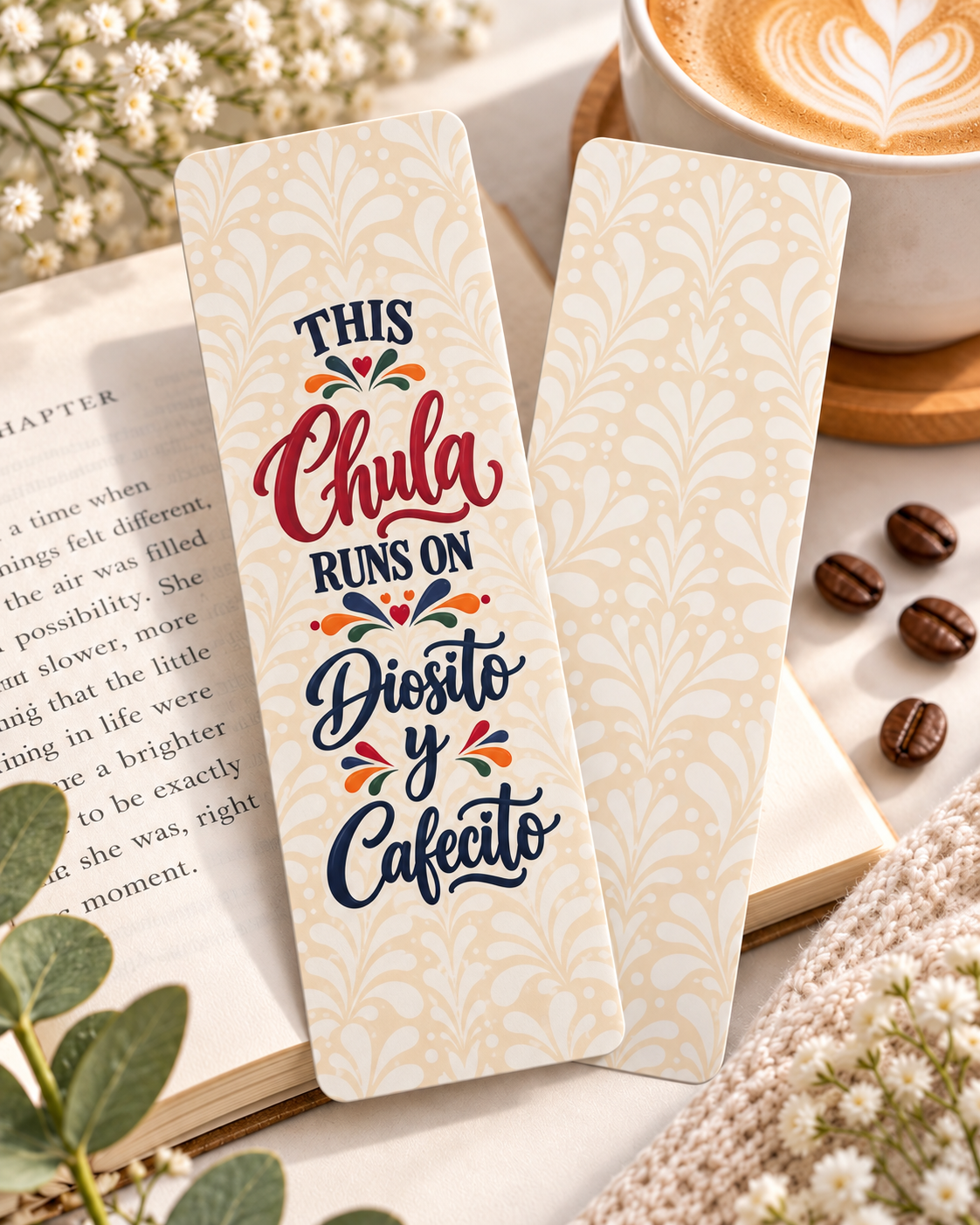 Faith and Coffee bookmarks design option
